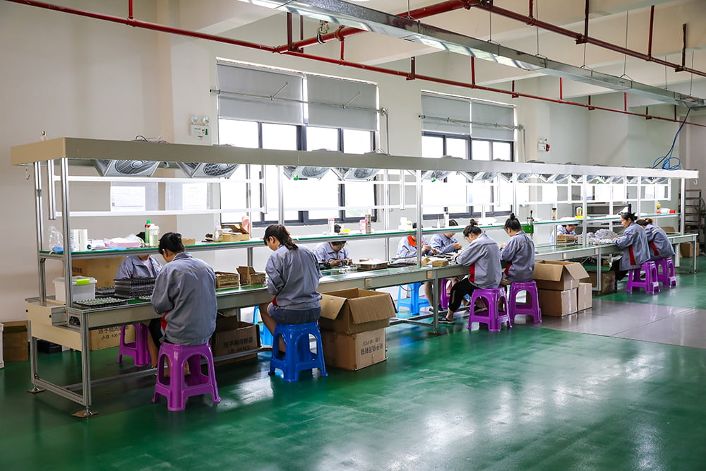 Electric toothbrush assembly line
