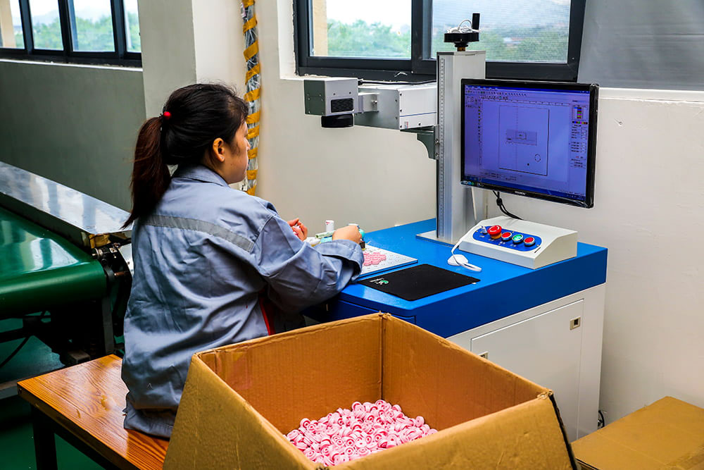 Electric toothbrush marking machine