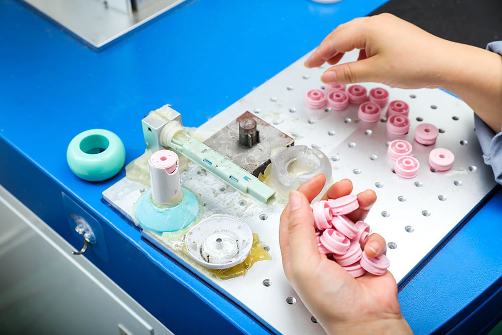 Electric toothbrush marking machine